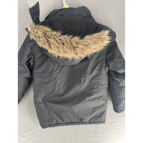 Snozu Snow Jacket Boys Youth Small Winter Coat Fur Trim Heavy Hooded Outdoor - Picture 11 of 13